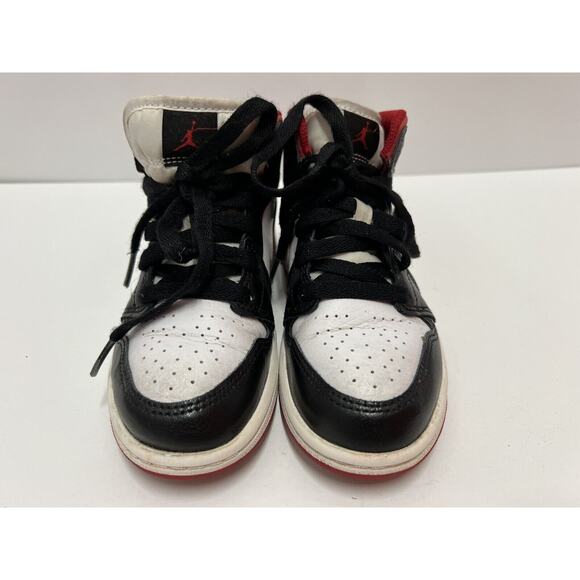 Nike Air Jordan 1 Mid Gym Red Toddler 640734-122 - Size 13C - Picture 1 of 10